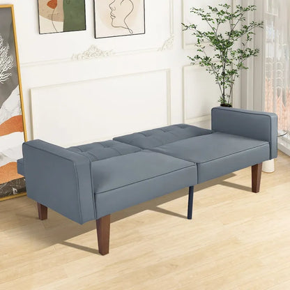 Futon Sofa Bed Memory Foam Couch Sleeper Daybed Foldable Convertible Loveseat