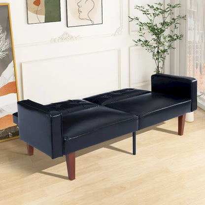 Futon Sofa Bed Memory Foam Couch Sleeper Daybed Foldable Convertible Loveseat