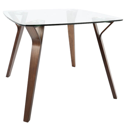 Folia Mid-century Modern Square Dining Table