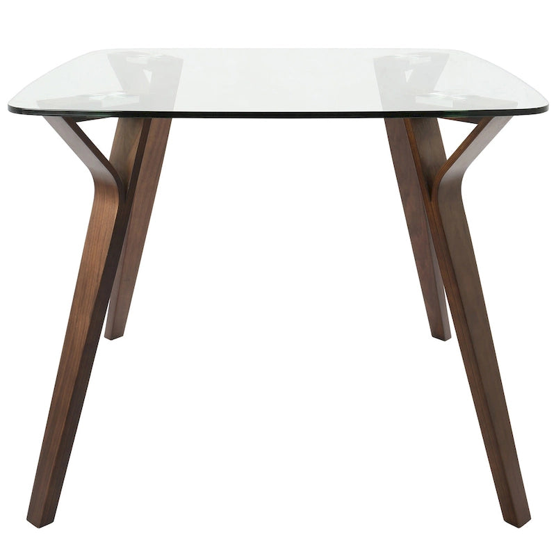 Folia Mid-century Modern Square Dining Table