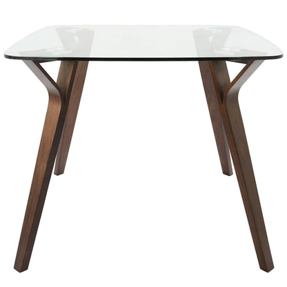 Folia Mid-century Modern Square Dining Table