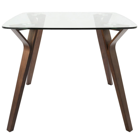Folia Mid-century Modern Square Dining Table