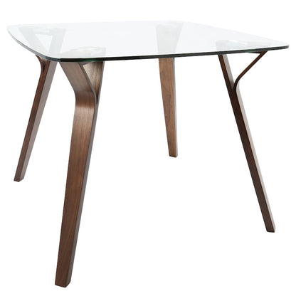Folia Mid-century Modern Square Dining Table