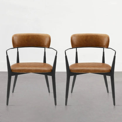 Art Leon Mid-century Solid Wood Accent Dining Chair (Set of 2)