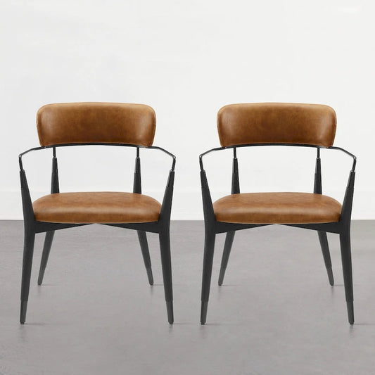 Art Leon Mid-century Solid Wood Accent Dining Chair (Set of 2)