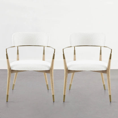 Art Leon Mid-century Solid Wood Accent Dining Chair (Set of 2)