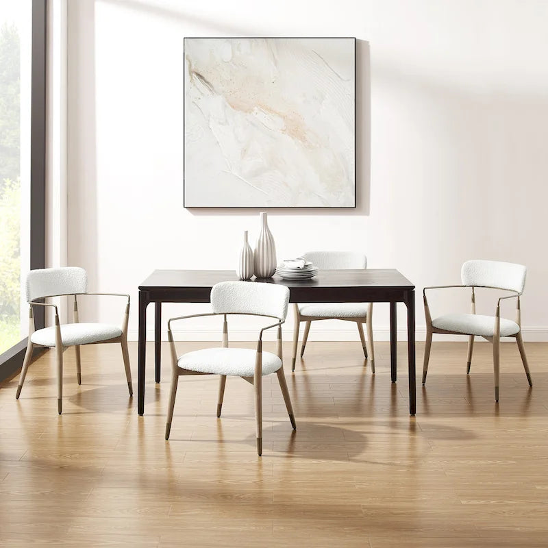 Art Leon Mid-century Solid Wood Accent Dining Chair (Set of 2)