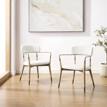 Art Leon Mid-century Solid Wood Accent Dining Chair (Set of 2)