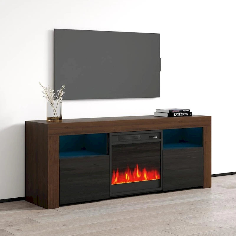 Copper Grove Qorasuv 58-inch Electric Fireplace TV Console