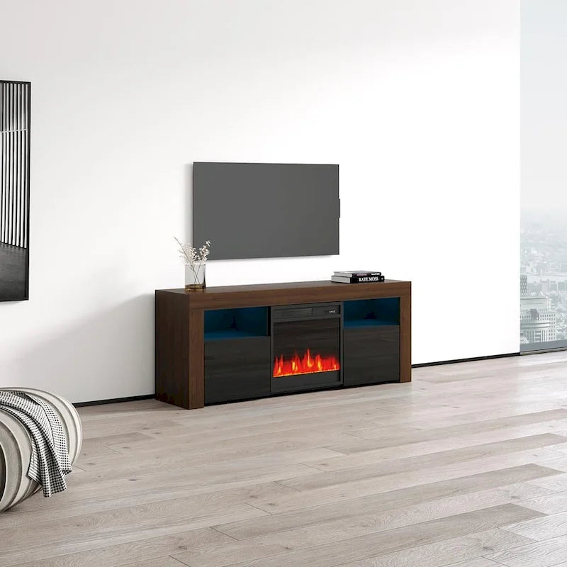 Copper Grove Qorasuv 58-inch Electric Fireplace TV Console