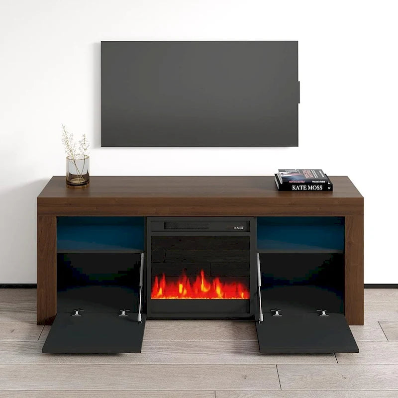 Copper Grove Qorasuv 58-inch Electric Fireplace TV Console