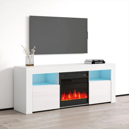 Copper Grove Qorasuv 58-inch Electric Fireplace TV Console