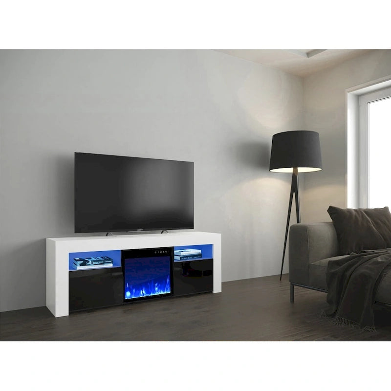 Copper Grove Qorasuv 58-inch Electric Fireplace TV Console