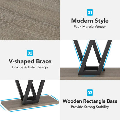 43 Inch Entryway Console Tables, Narrow Sofa Table for Hallway, Living Room