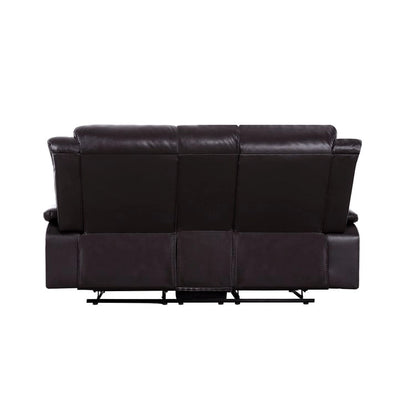 Leather Manual Recliner Sofa Collection for Living Room Leather Reclining Furniture for Home Office Living Room