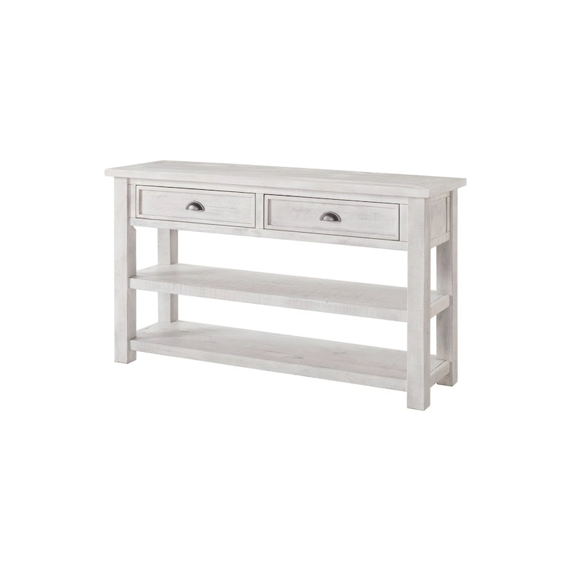 The Gray Barn Downington Solid Wood 2-Drawer Sofa Console Table