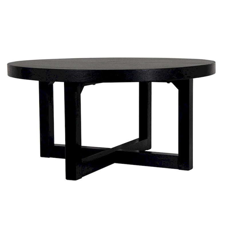 Christie Round Bayur Wood Coffee Table by East at Main - 36x36x18
