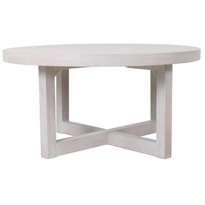 Christie Round Bayur Wood Coffee Table by East at Main - 36x36x18