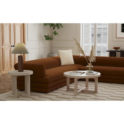 Christie Round Bayur Wood Coffee Table by East at Main - 36x36x18