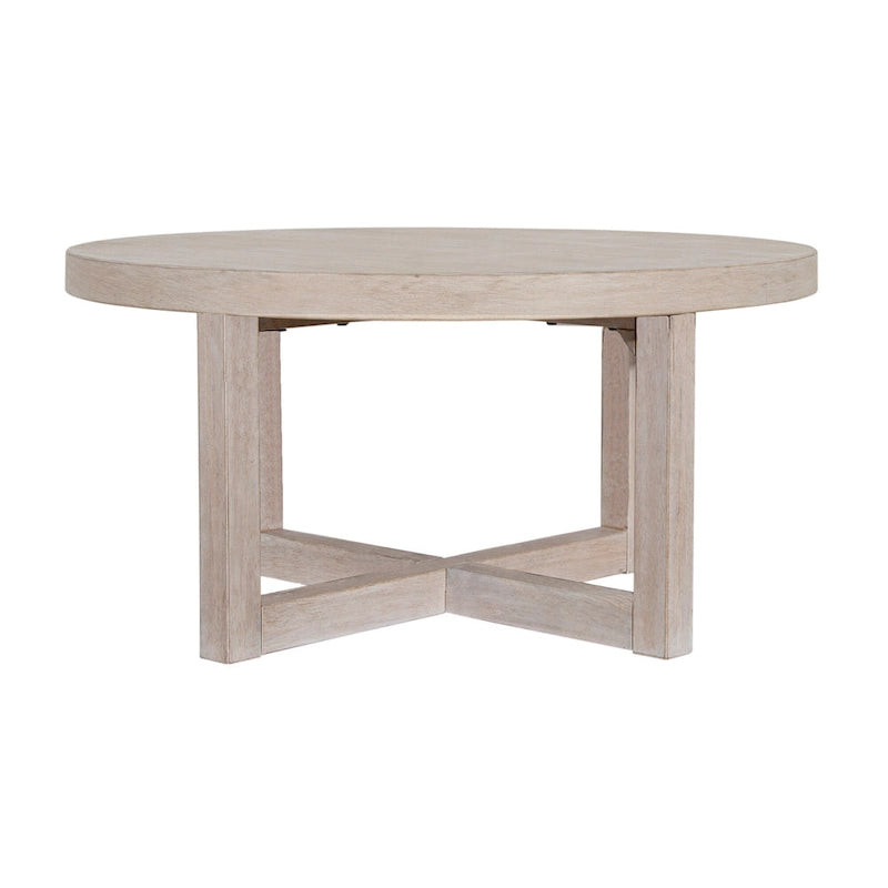 Christie Round Bayur Wood Coffee Table by East at Main - 36x36x18