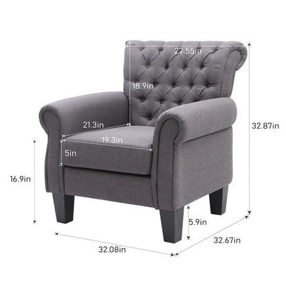 Pellebant Modern Accent Chair Club Armchair for Living Room