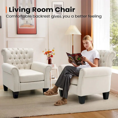 Pellebant Modern Accent Chair Club Armchair for Living Room