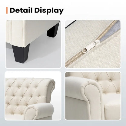 Pellebant Modern Accent Chair Club Armchair for Living Room