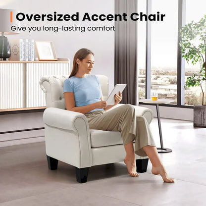 Pellebant Modern Accent Chair Club Armchair for Living Room