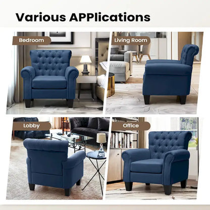 Pellebant Modern Accent Chair Club Armchair for Living Room