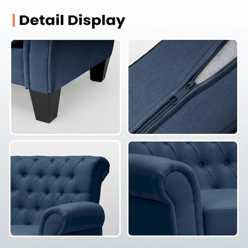 Pellebant Modern Accent Chair Club Armchair for Living Room