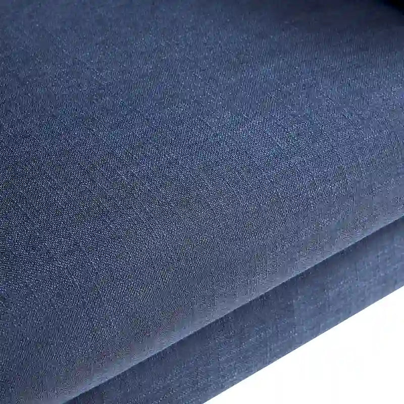 HUIMO Modern Linen Upholstered Armchair Tufted Accent Chair