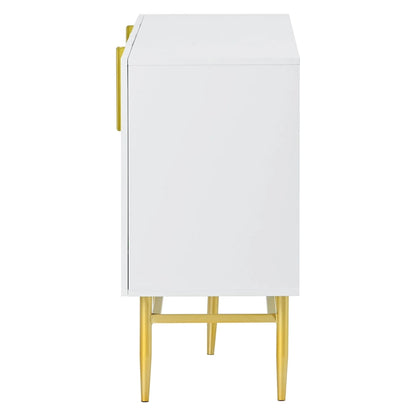 Modern 4-door Sideboard Buffet Cabinet for Dining Room, Living Room, Bedroom, Hallway