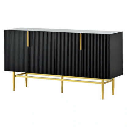Modern 4-door Sideboard Buffet Cabinet for Dining Room, Living Room, Bedroom, Hallway