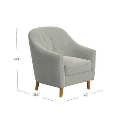 HomePop Button Tufted Accent Chair