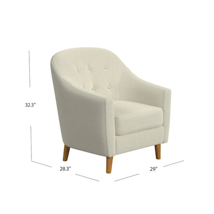 HomePop Button Tufted Accent Chair