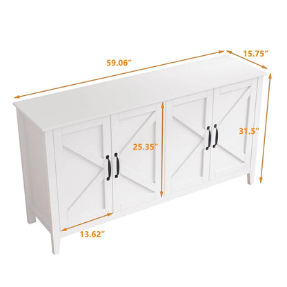 Freestanding Sideboard Storage Cabinet for Living Room Office Bedroom