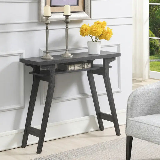 Convenience Concepts Newport Lynda Console Table with Shelf