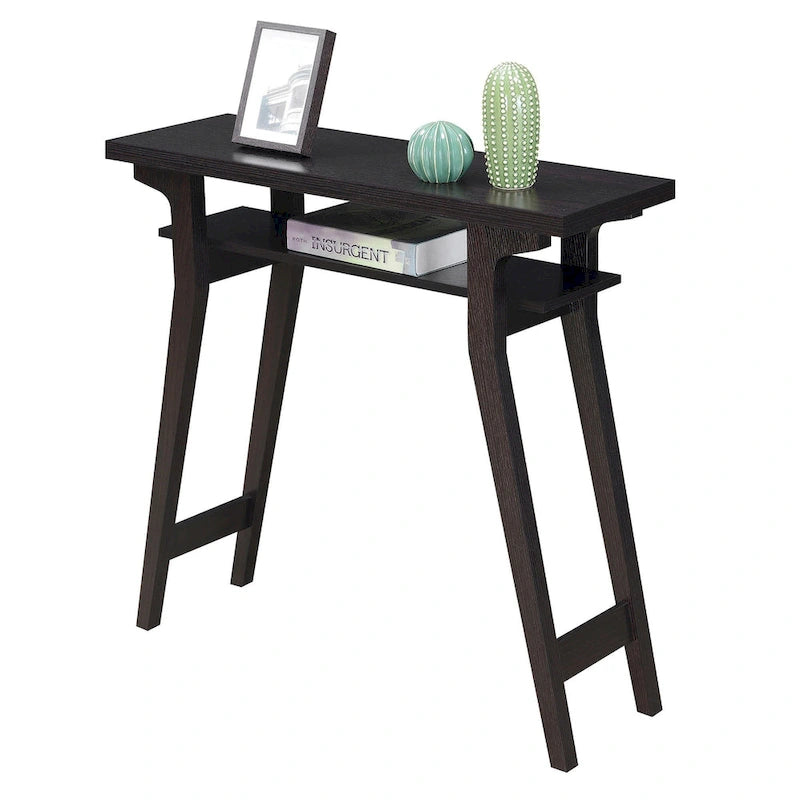 Convenience Concepts Newport Lynda Console Table with Shelf