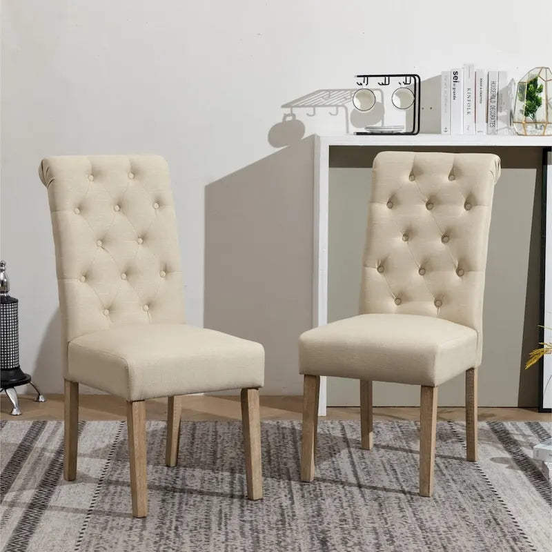Copper Grove Schwalbach Upholstered Parsons Dining Chair (Set of 2)