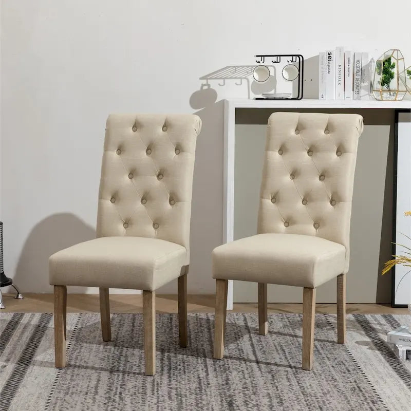 Copper Grove Schwalbach Upholstered Parsons Dining Chair (Set of 2)