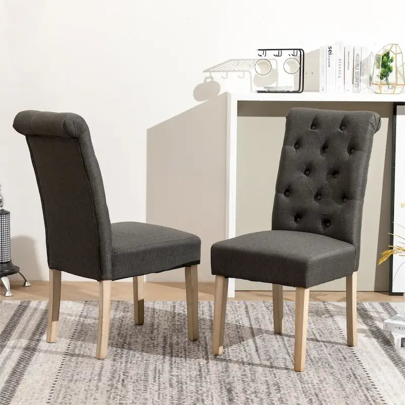 Copper Grove Schwalbach Upholstered Parsons Dining Chair (Set of 2)