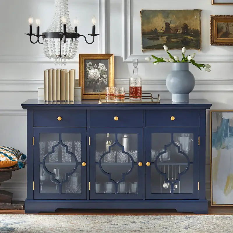 Lifestorey Giana Glass Front Sideboard