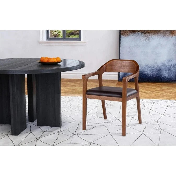Rasmus Rubberwood Dining Armchairs