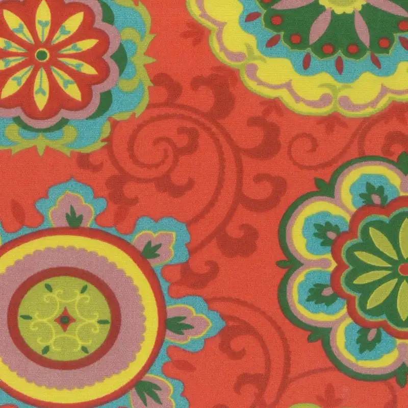 Bali 42-inch Papasan Chair with Patterned Polyester Cushion