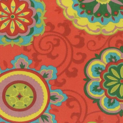 Bali 42-inch Papasan Chair with Patterned Polyester Cushion