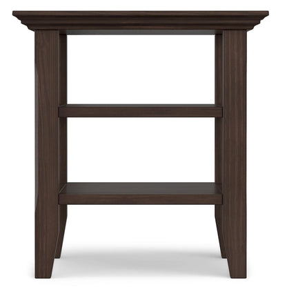 WYNDENHALL Normandy Solid Wood Square Transitional End Table - 19 inch Wide