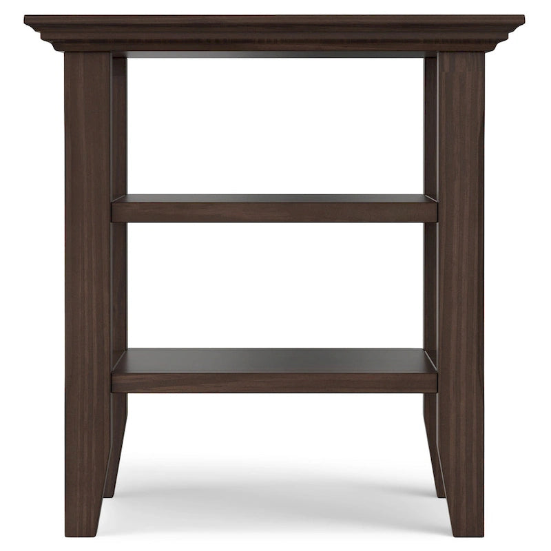 WYNDENHALL Normandy Solid Wood Square Transitional End Table - 19 inch Wide
