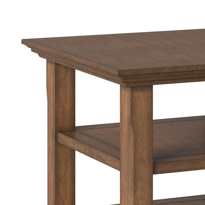 WYNDENHALL Normandy Solid Wood Square Transitional End Table - 19 inch Wide