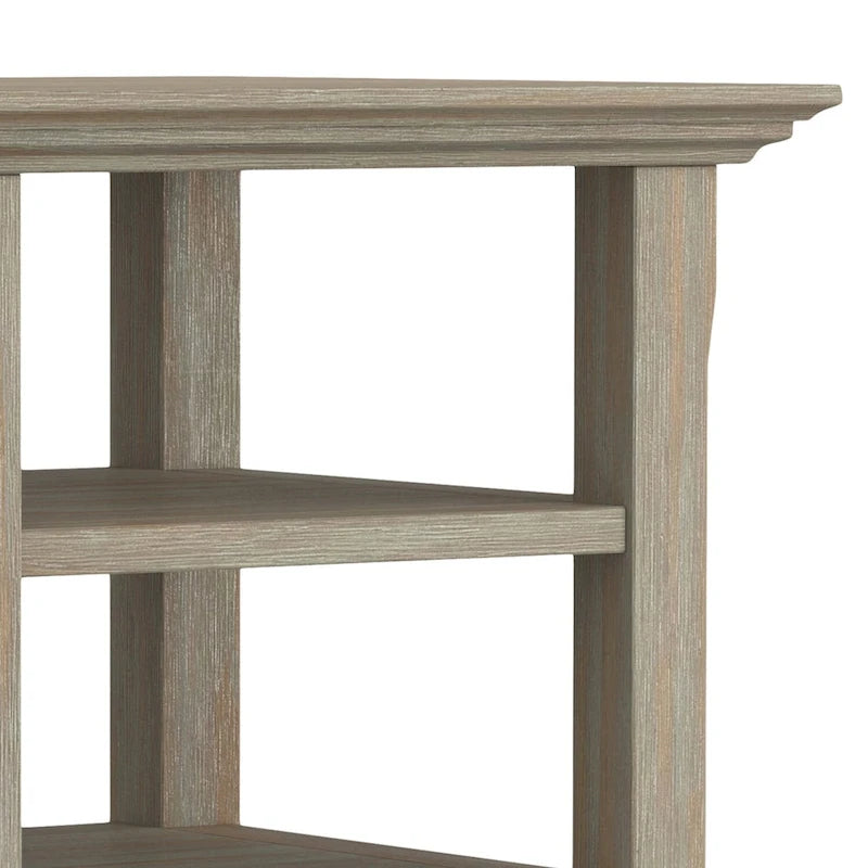 WYNDENHALL Normandy Solid Wood Square Transitional End Table - 19 inch Wide