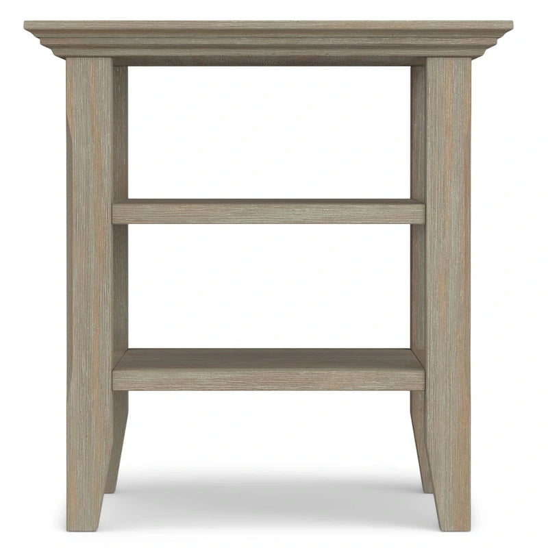 WYNDENHALL Normandy Solid Wood Square Transitional End Table - 19 inch Wide
